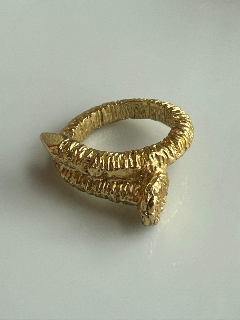 Eddie Borgo Nail Ring for Women - Textured Statement Band